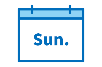 平日忙しい方に嬉しい日曜診療！